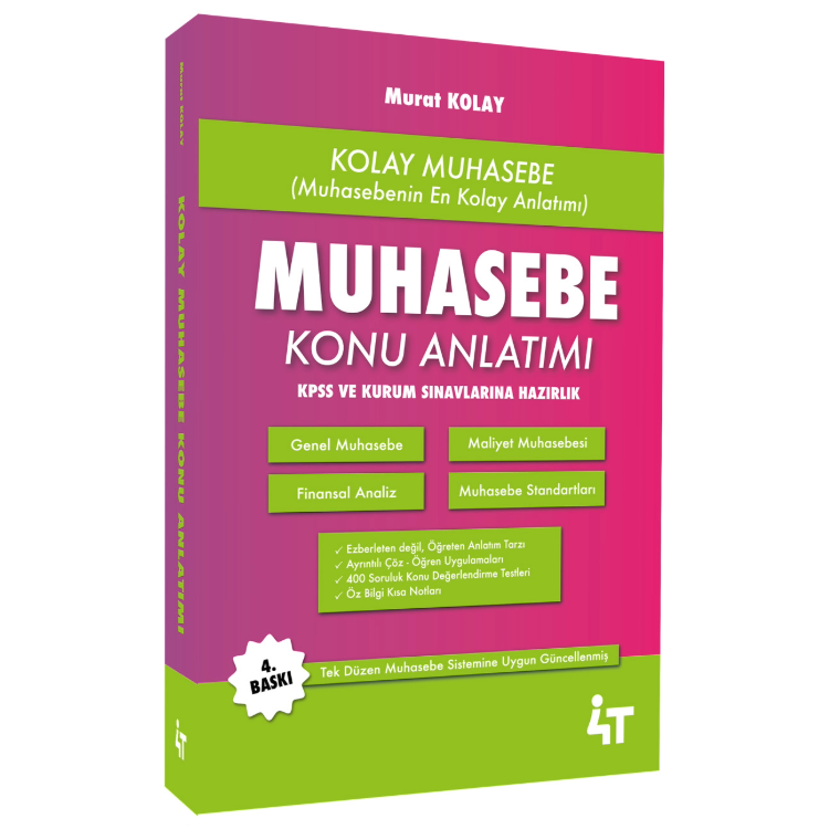 Kolay Muhasebe Konu Anlatımı 4T Yayınevi