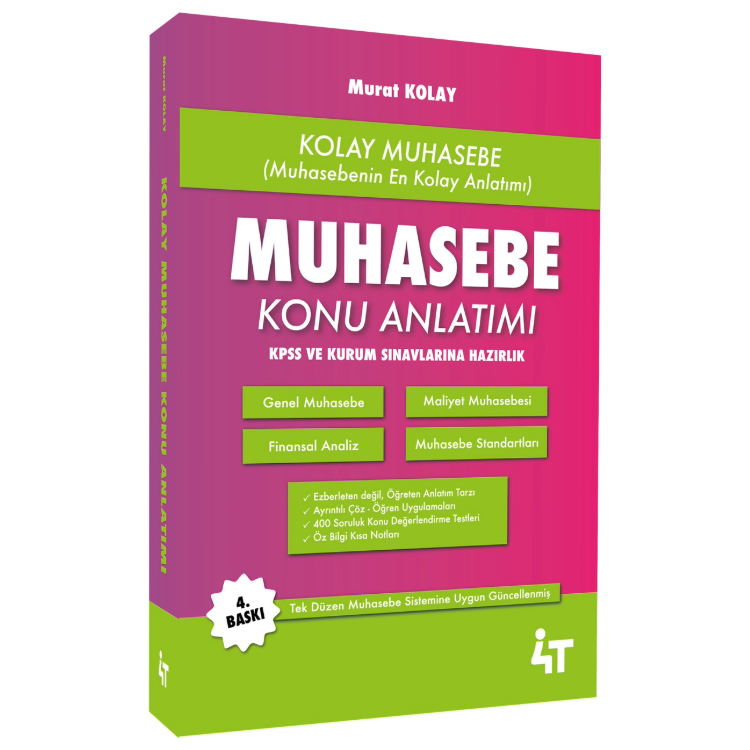 Kolay Muhasebe Konu Anlatımı 4T Yayınevi
