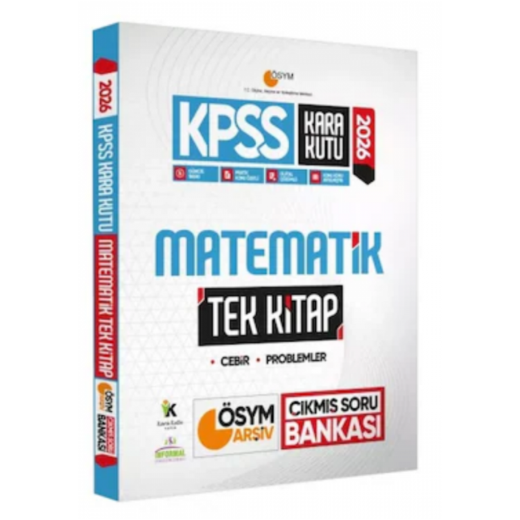2026 KPSS Kara Kutu Matematik TEK KİTAP ÖSYM Arşiv Çıkmış Soru Bankası Konu Özetli Dijital Çözümlü İnformal Yayınları