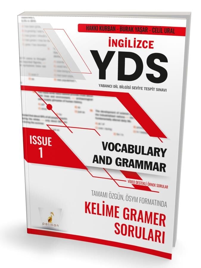 YDS İngilizce Vocabulary and Grammar Issue 1 Kelime ve Gramer Soruları Pelikan Yayınevi