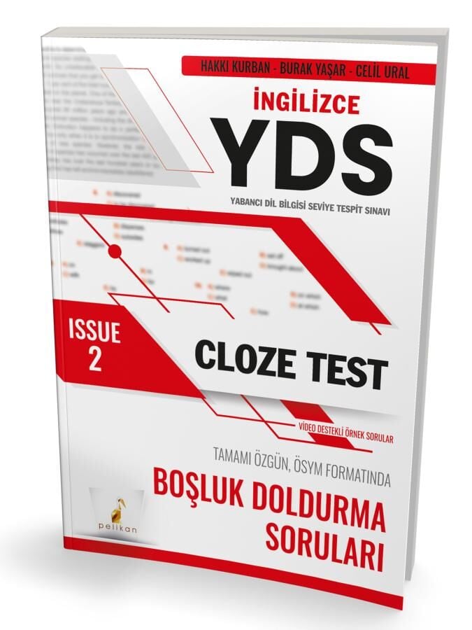 YDS İngilizce Cloze Test Issue 2 Boşluk Doldurma Soruları Pelikan Yayınevi