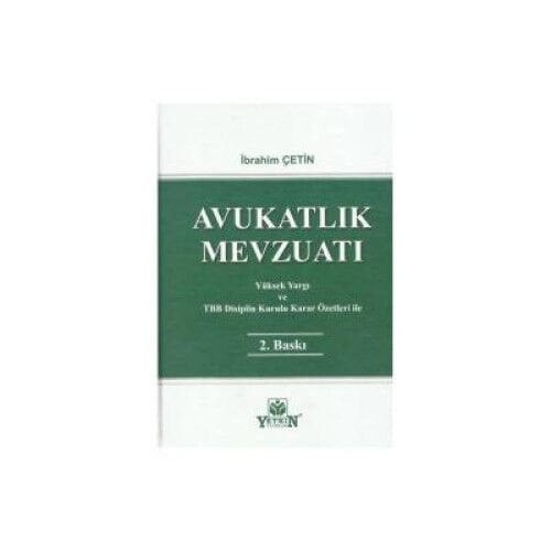 Avukatlık Mevzuatı Yetkin Yayınları