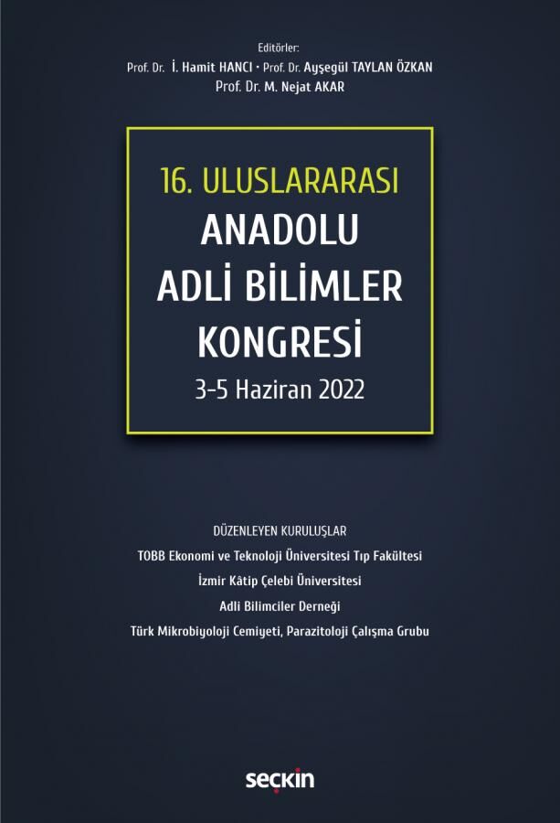 Anadolu Adli Bilimler Kongresi Seçkin Yayınları
