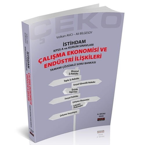 İstihdam ÇEKO Çalışma Ekonomisi ve Endüstri İlişkileri Soru Bankası Savaş Yayınları