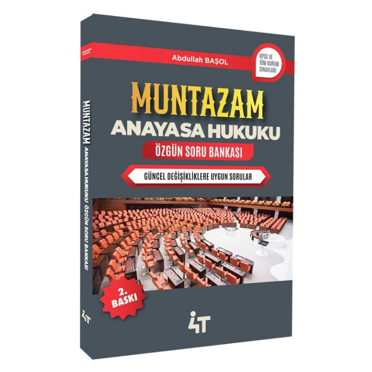 MUNTAZAM Anayasa Hukuku Özgün Soru Bankası 2. Baskı- 4T Yayınları