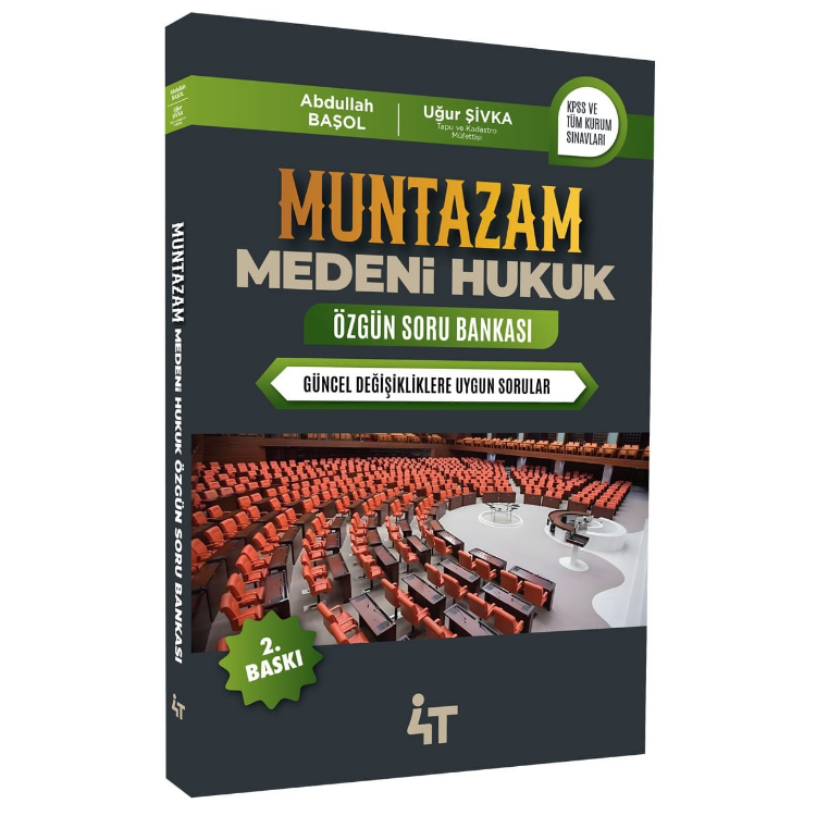MUNTAZAM Medeni Hukuku Özgün Soru Bankası 2. Baskı- 4T Yayınları