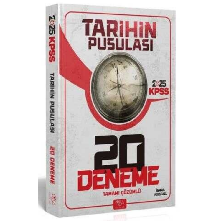 2025 KPSS Tarihin Pusulası 20 Deneme Tamamı Çözümlü CBA Yayınları