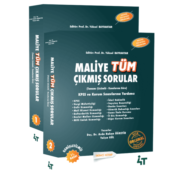 Maliye Tüm Çıkmış Sorular 11.Baskı-  4T Yayınları