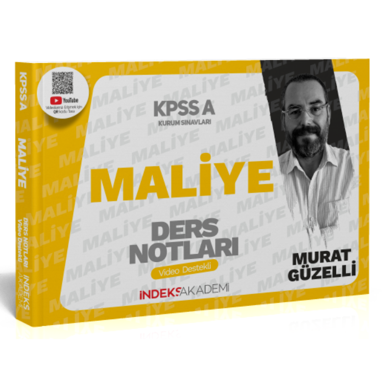 2025 KPSS A Grubu Maliye Video Ders Notları - Murat Güzelli İndeks Akademi Yayıncılık