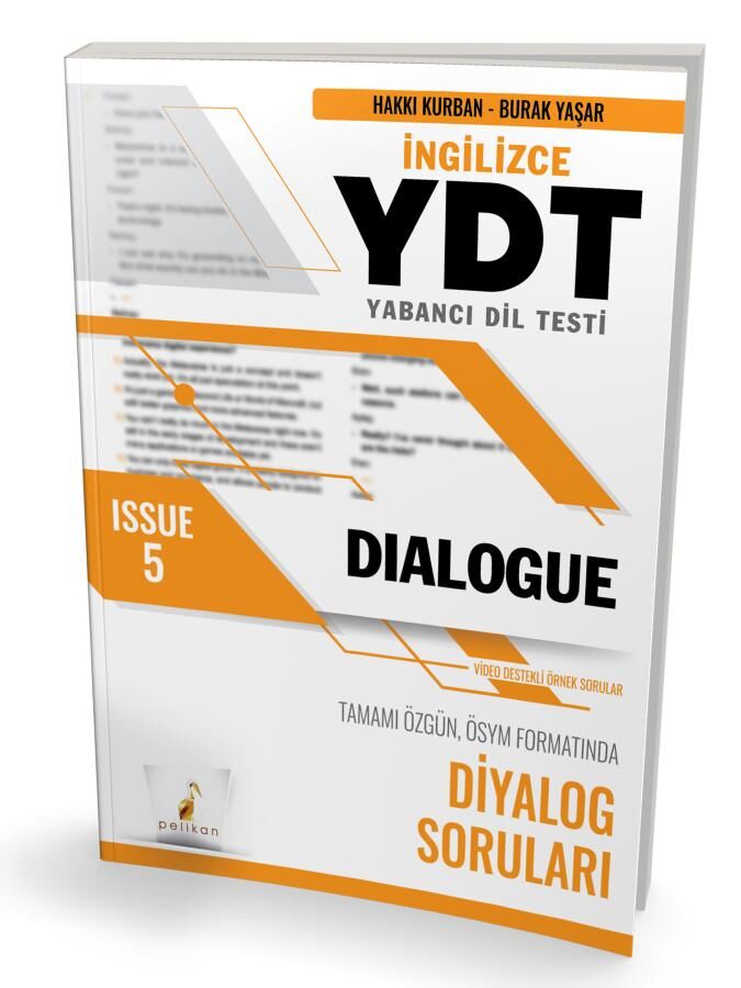 YDT İngilizce Dialogue Issue 5 Diyalog Soruları Pelikan Yayınevi