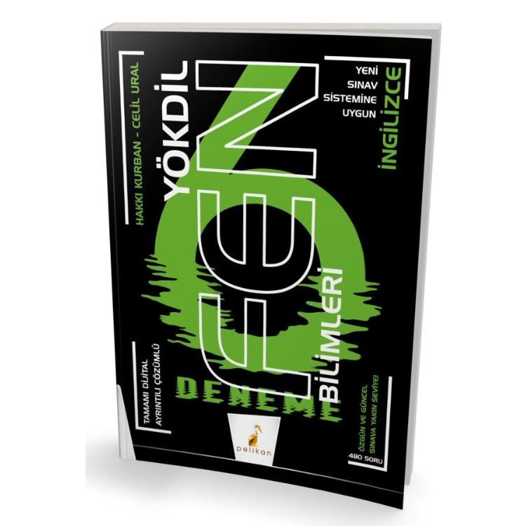 YÖKDİL Fen Bilimleri Dijital Çözümlü 6 Deneme Sınavı Pelikan Yayınevi