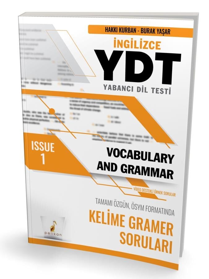 YDT İngilizce Vocabulary and Grammar Issue 1 Pelikan Yayınevi