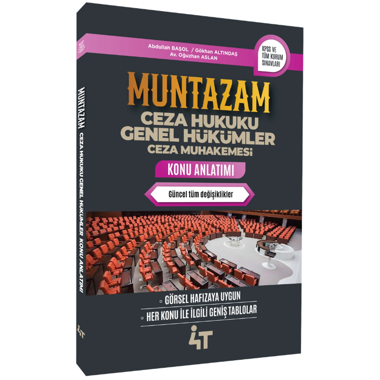 MUNTAZAM Ceza Hukuku Genel Hükümler Ceza Muhakemesi Konu Anlatım 2. Baskı 4T Yayınları
