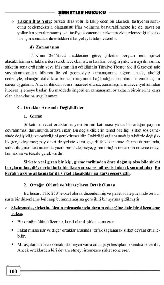 2023 Hâkimlik Ticaret Hukuku Ders Notları ve Soruları Monopol Yayınları