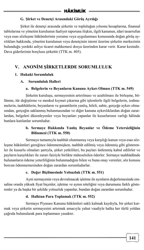 2023 Hâkimlik Ticaret Hukuku Ders Notları ve Soruları Monopol Yayınları
