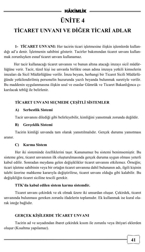 2023 Hâkimlik Ticaret Hukuku Ders Notları ve Soruları Monopol Yayınları