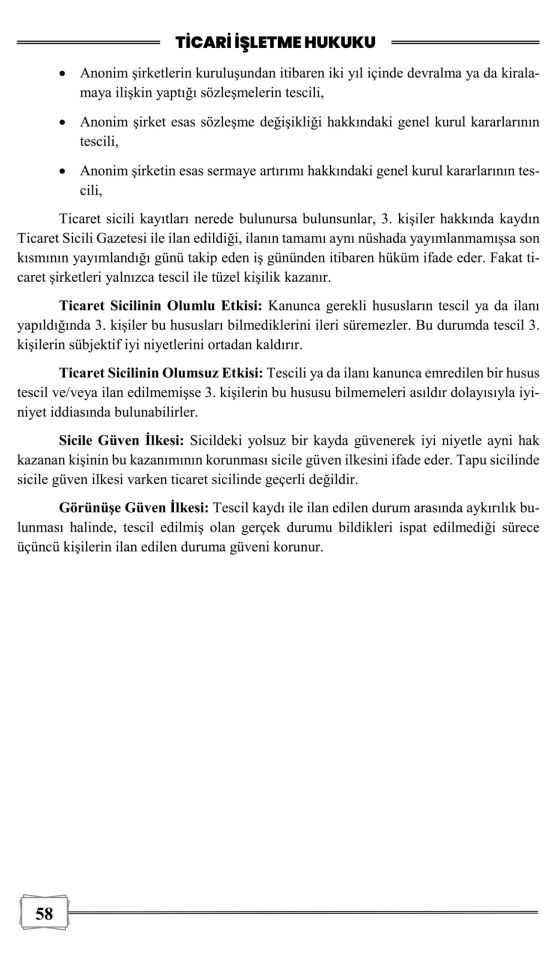 2023 Hâkimlik Ticaret Hukuku Ders Notları ve Soruları Monopol Yayınları