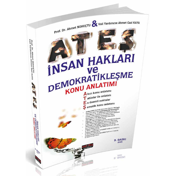 Ateş İnsan Hakları ve Demokratikleşme Konu Anlatımı 9. Baskı  Savaş Yayınları