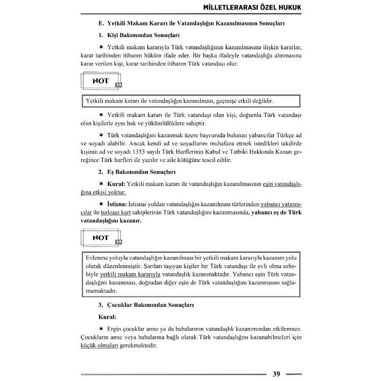 HMGS Milletlerarası Özel Hukuk Ders Notları  2. Baskı Monopol Yayınları