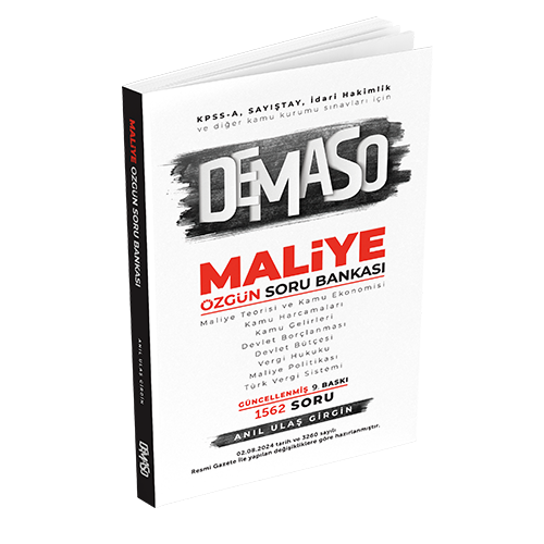 Anıl Ulaş Girgin KPSS A Grubu Demaso Maliye Özgün Soru Bankası 9. Baskı Dizgi Kitap Yayınları