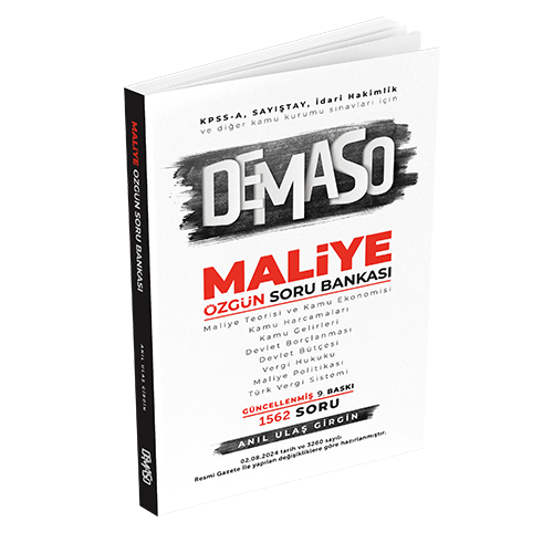 Anıl Ulaş Girgin KPSS A Grubu Demaso Maliye Özgün Soru Bankası 9. Baskı Dizgi Kitap Yayınları