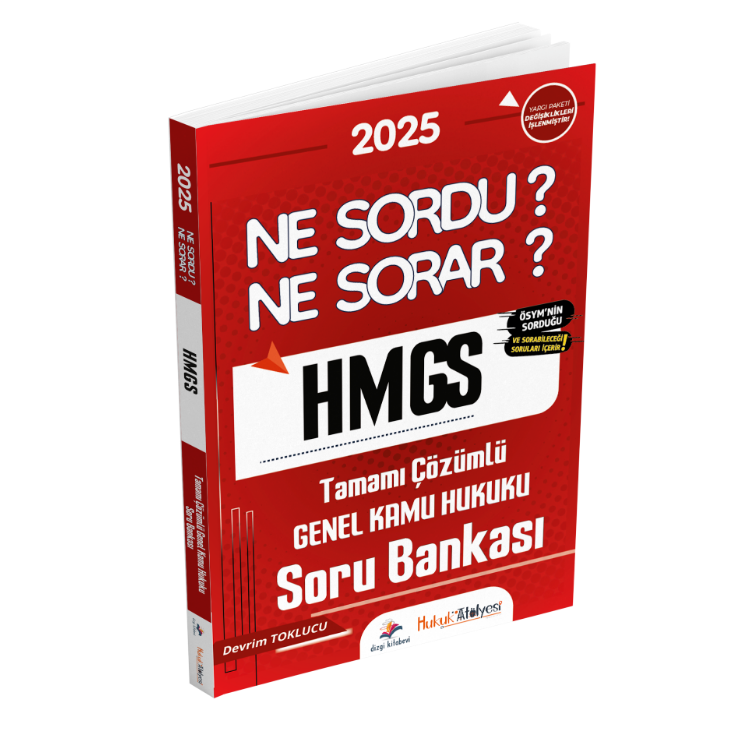 Hukuk Atölyesi HMGS Ne Sordu Ne Sorar Genel Kamu Hukuku Tamamı Çözümlü Soru Bankası Devrim Toklucu Dizgi Kitap Yayınları