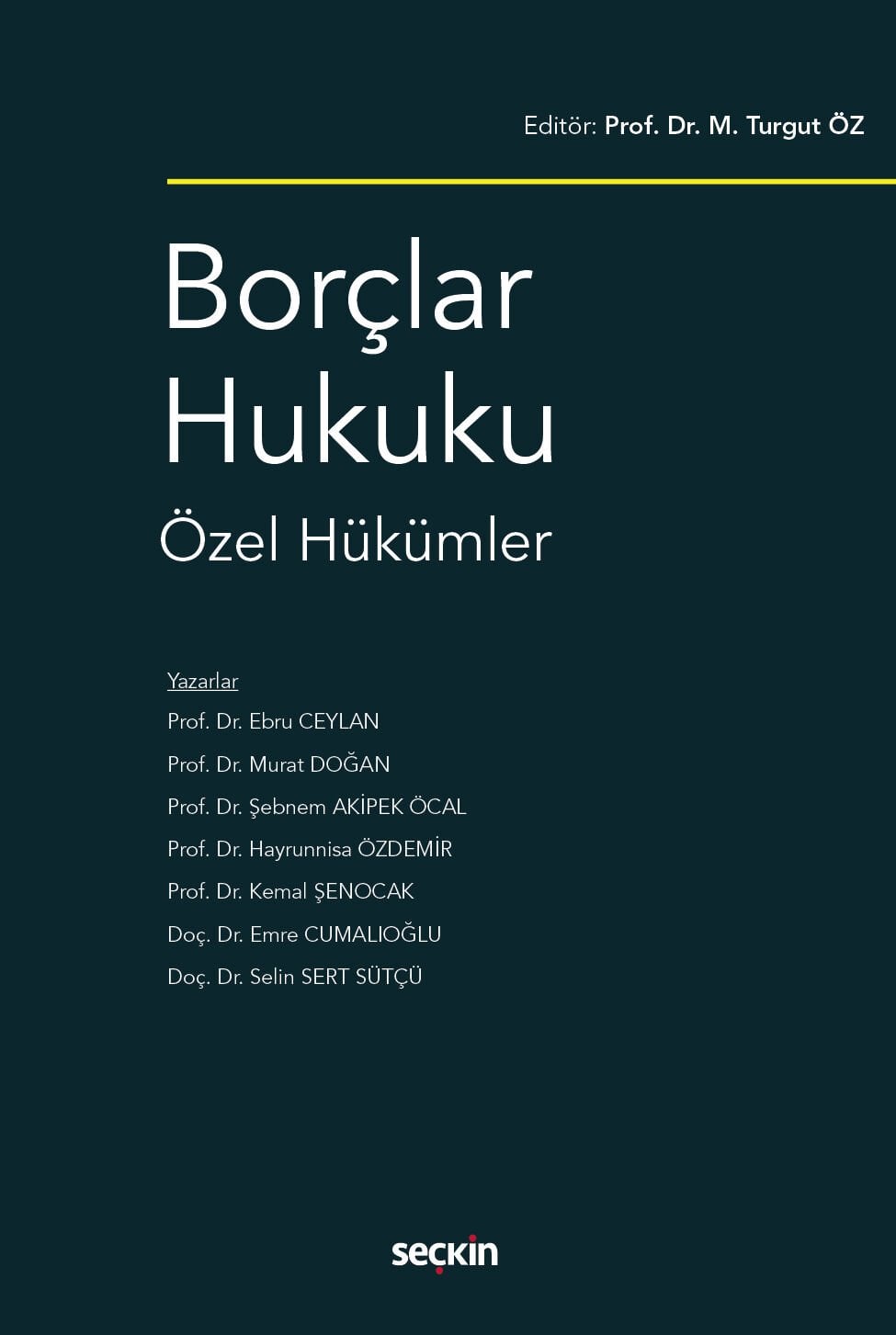 Borçlar Hukuku Özel Hükümler Seçkin Yayıncılık