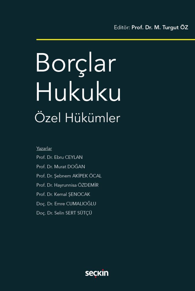 Borçlar Hukuku Özel Hükümler Seçkin Yayıncılık