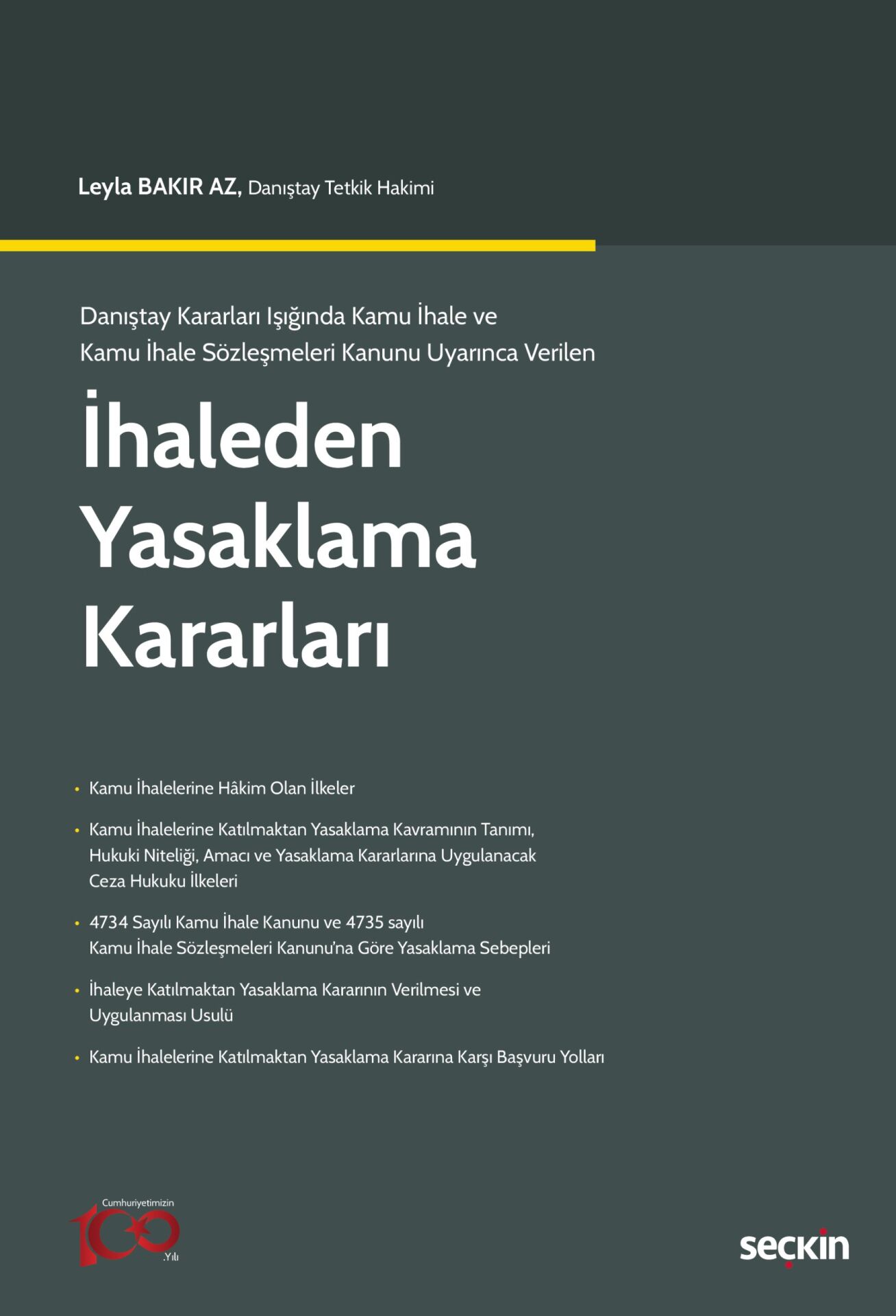 İhaleden Yasaklama Kararları Seçkin Yayıncılık