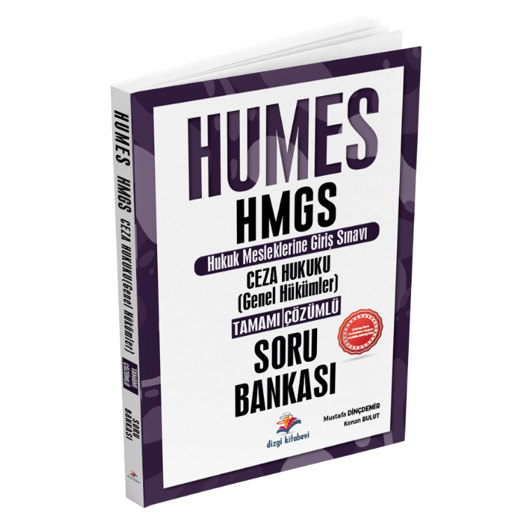 2025 Humes HMGS Ceza Hukuku Genel Hükümler Tamamı Çözümlü Soru Bankası Dizgi Kitap Yayınları