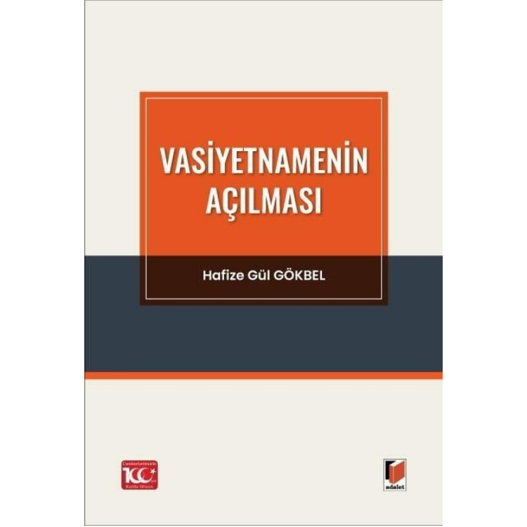Vasiyetnamenin Açılması Adalet Yayınevi