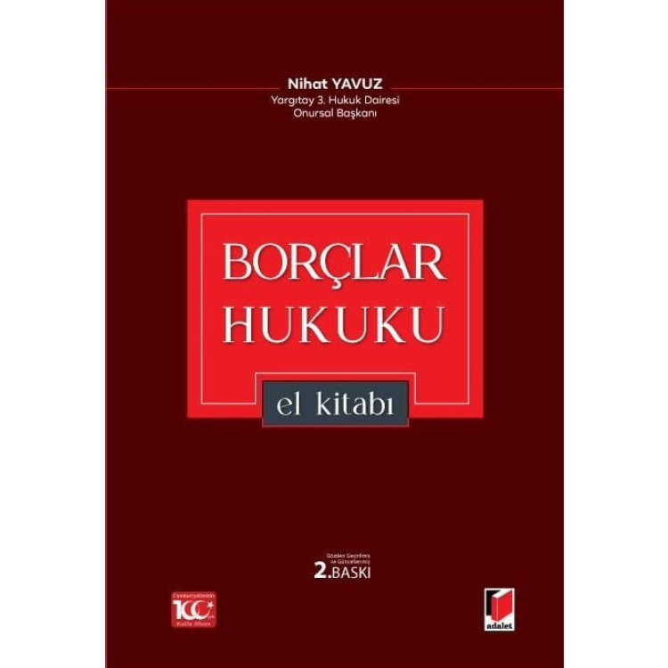 Borçlar Hukuku El Kitabı Adalet Yayınevi