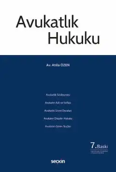 Avukatlık Hukuku Seçkin Yayıncılık