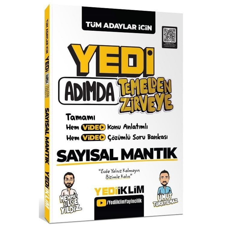 Yedi Adımda Temelden Zirveye Sayısal Mantık Video Konu Anlatımlı Video Çözümlü Soru Bankası Yediiklim Yayınları