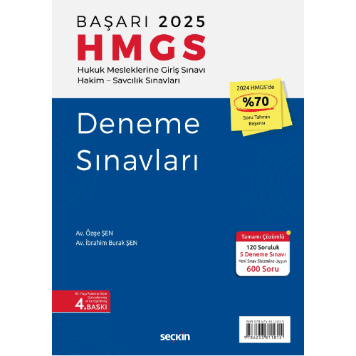 Başarı – HMGS Deneme Sınavları Seçkin Yayıncılık
