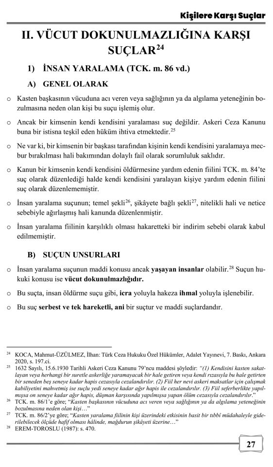 Ceza Hukuku Özel Hükümler 2. Baskı Monopol Yayınları