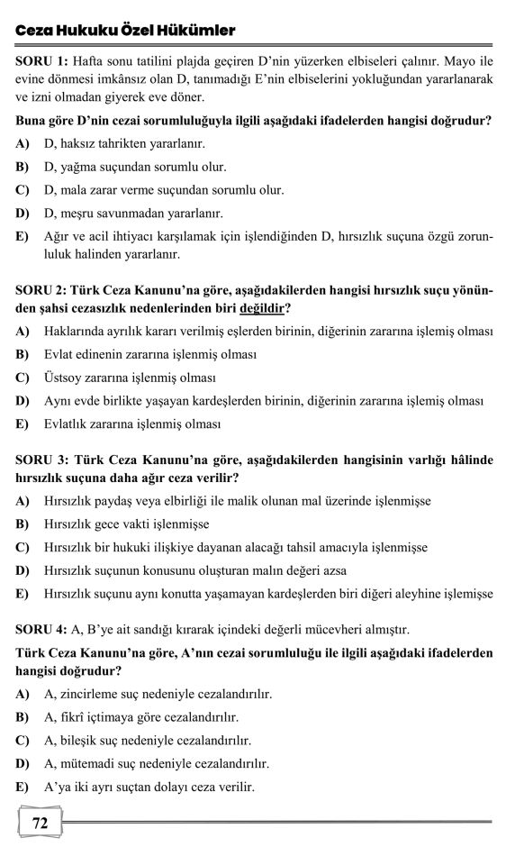 Ceza Hukuku Özel Hükümler 2. Baskı Monopol Yayınları