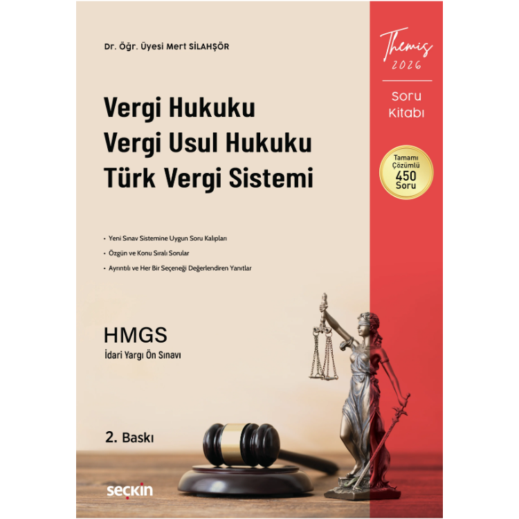 THEMIS – Vergi Hukuku, Vergi Usul Hukuku ve Türk Vergi Sistemi Soru Kitabı- Seçkin Yayıncılık