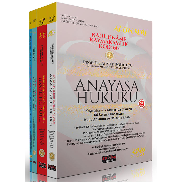 KANUNNAME Kaymakamlık Kod: 66 - Nisan 2026- Savaş Yayınları