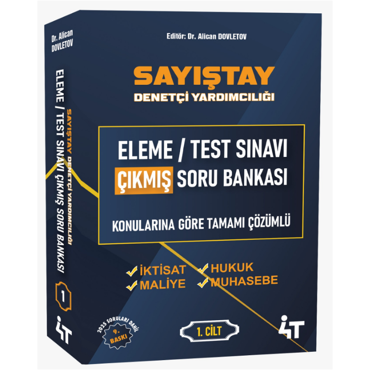 Sayıştay Soru Bankası Seti 9.Baskı -4T Yayınları