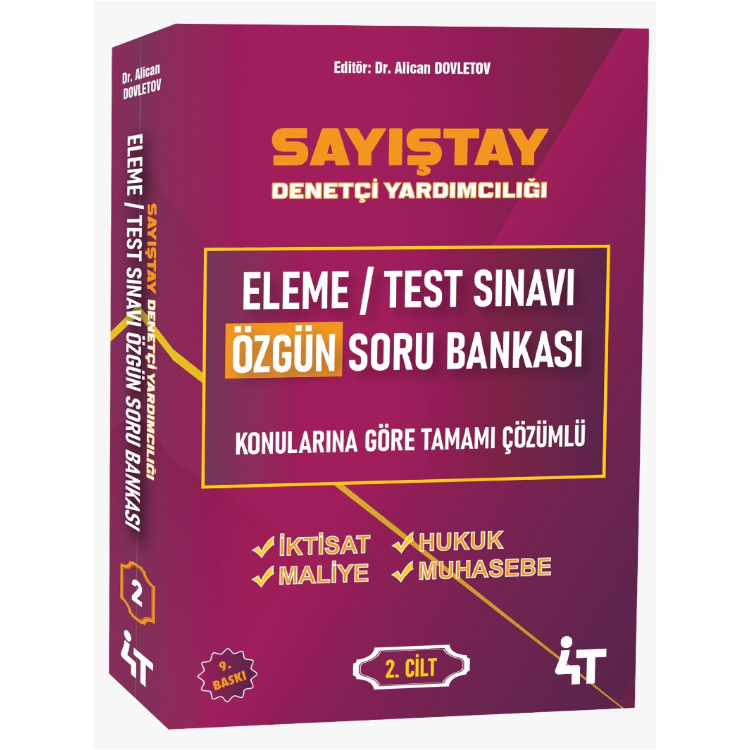 Sayıştay Soru Bankası Seti 9.Baskı -4T Yayınları