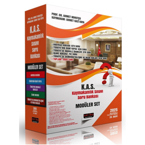 KAS Kaymakamlık Sınavı Test Soru Bankası Modüler  Savaş Yayınları