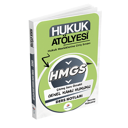 Hukuk Atölyesi HMGS Hukuk Mesleklerine Giriş Sınavı Çıkmış Soru Örnekli Genel Kamu Hukuku Ders Notları Devrim Toklucu Dizgi Kitap Yayınları