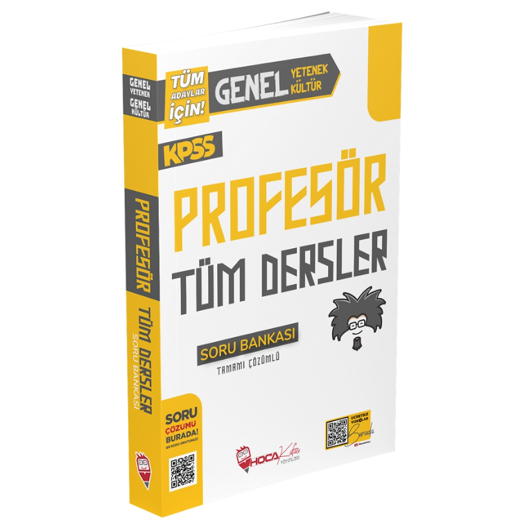 KPSS Genel Yetenek Genel Kültür Profesör Soru Bankası Çözümlü Hoca Kafası Yayınları