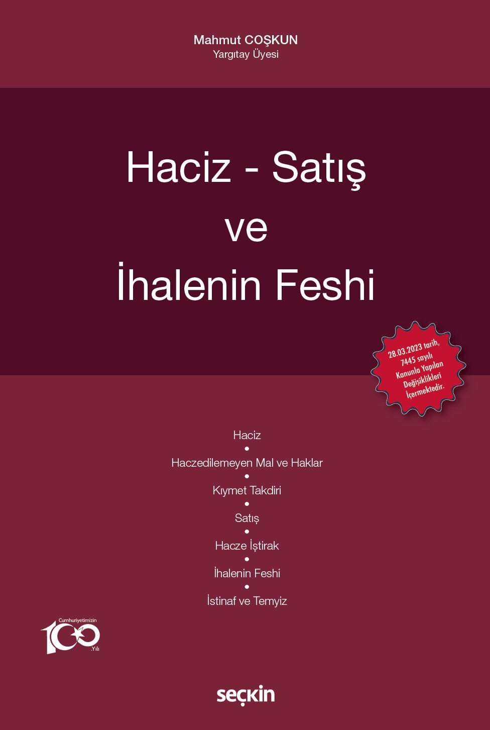 Haciz – Satış ve İhalenin Feshi Seçkin Yayıncılk