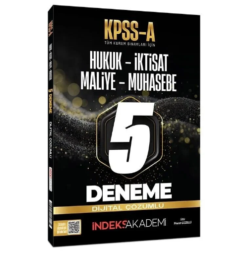 KPSS A Grubu 5 Deneme Çözümlü - Murat Güzelli İndeks Akademi Yayıncılık