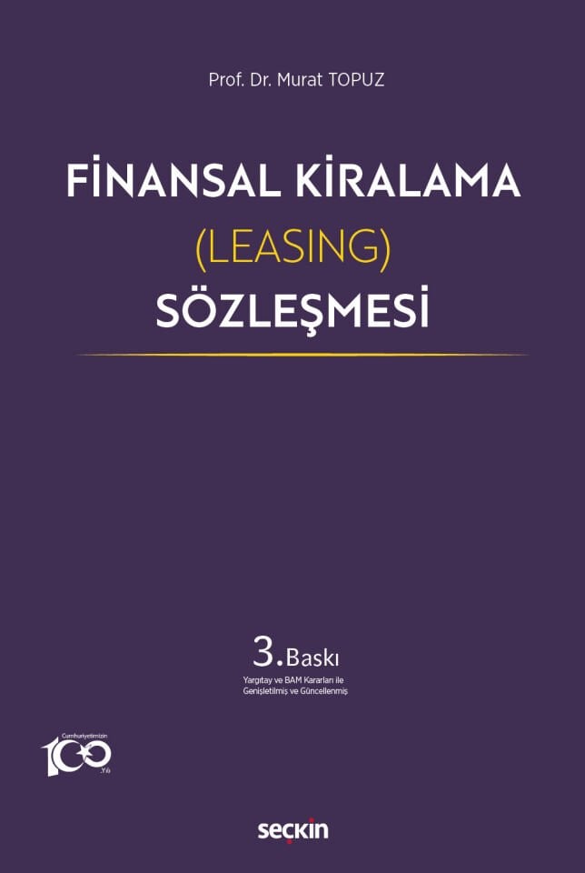 Finansal Kiralama (Leasing) Sözleşmesi Seçkin Yayıncılık