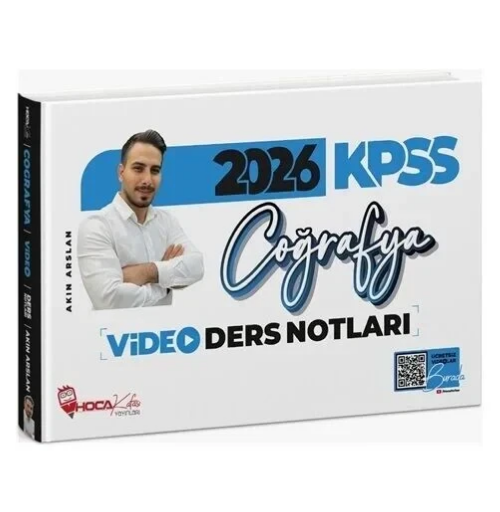 2026 KPSS Coğrafya Video Ders Notları - Akın Arslan Hoca Kafası Yayınları