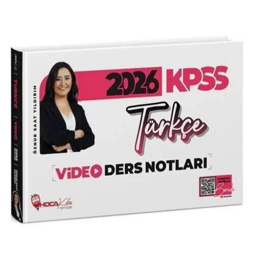 2026 KPSS Türkçe Video Ders Notları - Öznur Saat Yıldırım Hoca Kafası Yayınları