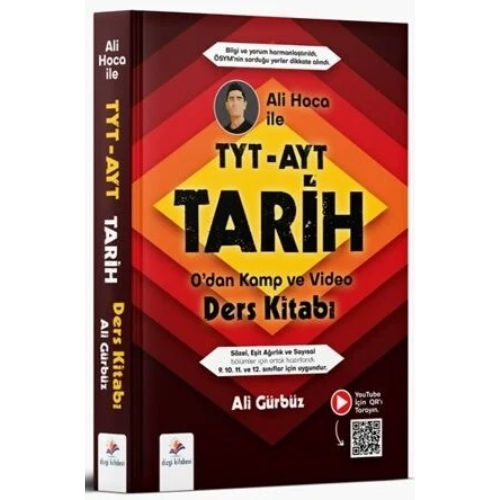 2026 Ali Hoca İle TYT-AYT Tarih Sıfırdan Kamp Ve Video Ders Kitabı- Dizgi Kitap Yayınları